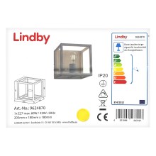 Lindby - Sienas lampa MERON 1xE27/60W/230V