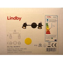 Lindby - Starmetis CANSU 2xGU10/5W/230V