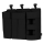 Lionelo - 3 vienā gultiņas organizators SIDEPOCKET, melns
