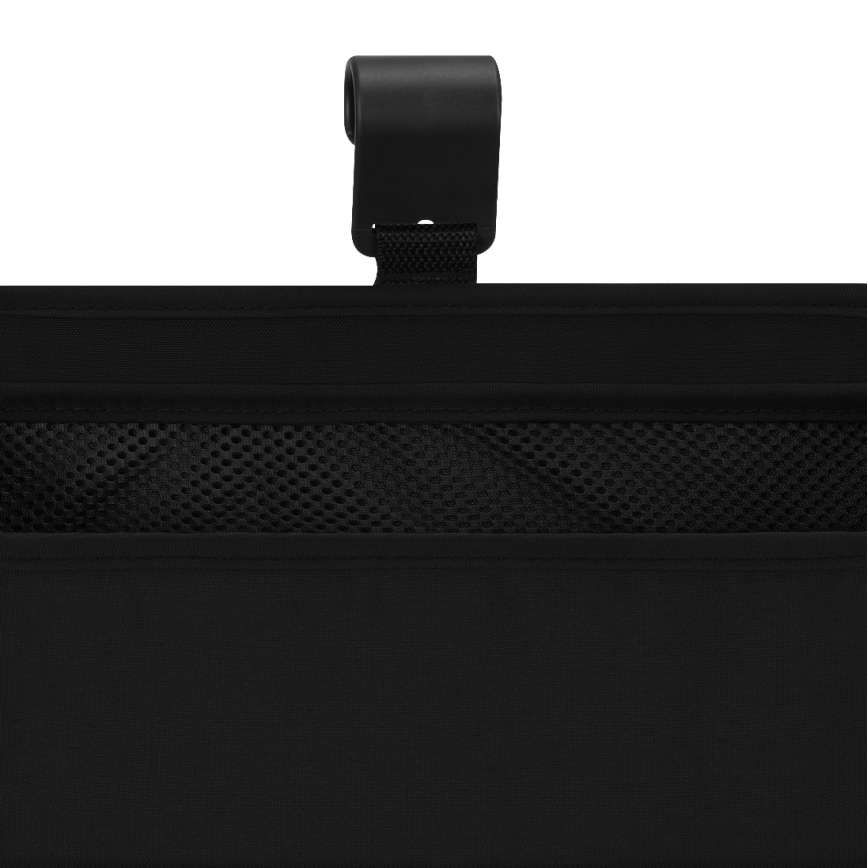 Lionelo - 3 vienā gultiņas organizators SIDEPOCKET, melns