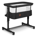 Lionelo - 3‑vienā bērnu gultiņa AURORA Grey Graphite