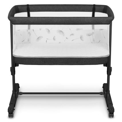 Lionelo - 3‑vienā bērnu gultiņa AURORA Grey Graphite