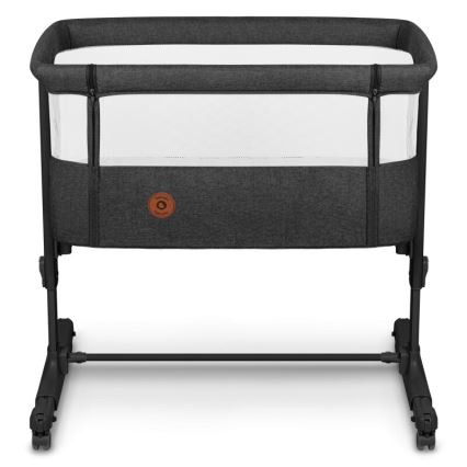 Lionelo - 3‑vienā bērnu gultiņa AURORA Grey Graphite