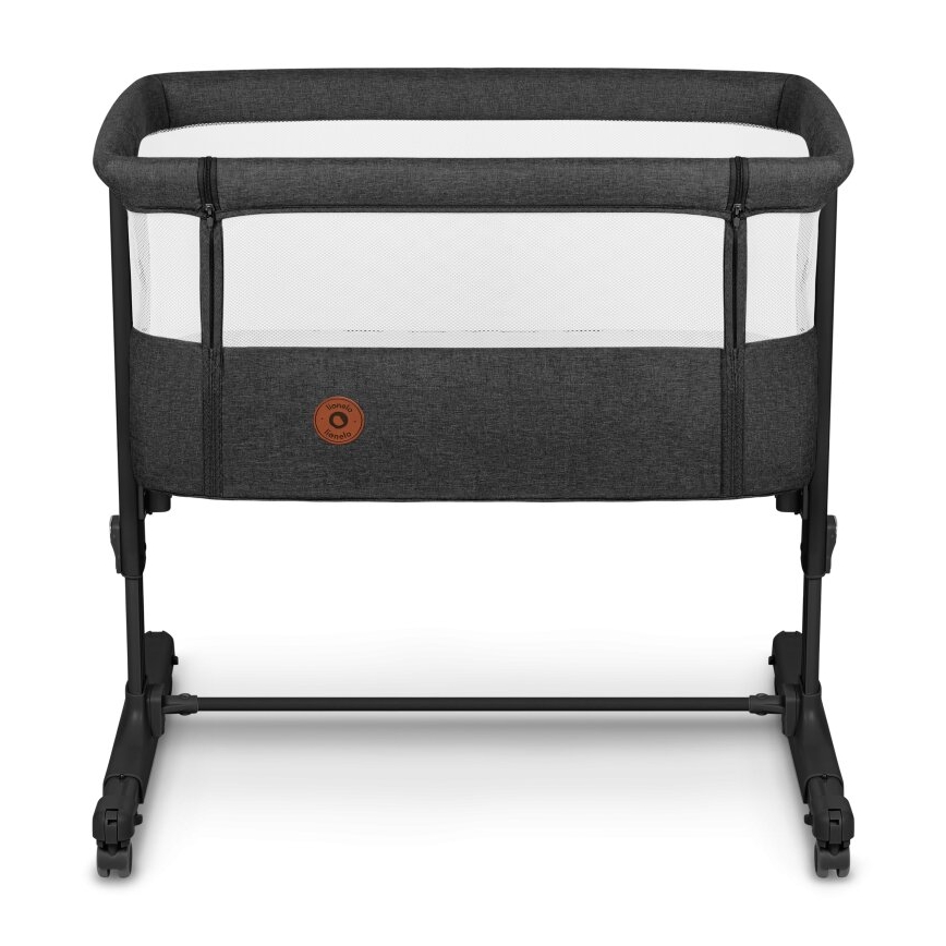 Lionelo - 3‑vienā bērnu gultiņa AURORA Grey Graphite