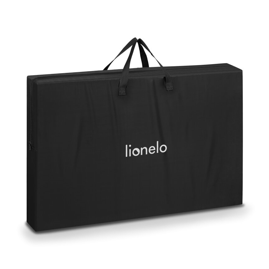 Lionelo - 3‑vienā bērnu gultiņa AURORA Grey Graphite