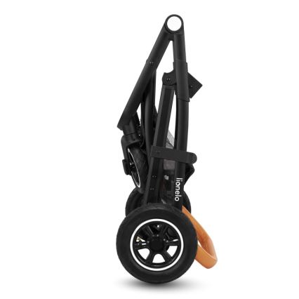 Lionelo - AMBER kombinētais ratiņš 2‑vienā, pelēks grafīts