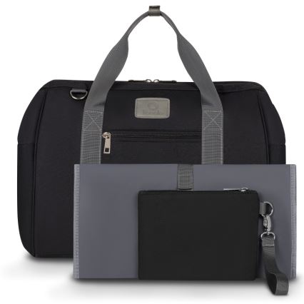 Lionelo - Autiņu soma ratiem IDA Melnais Onikss