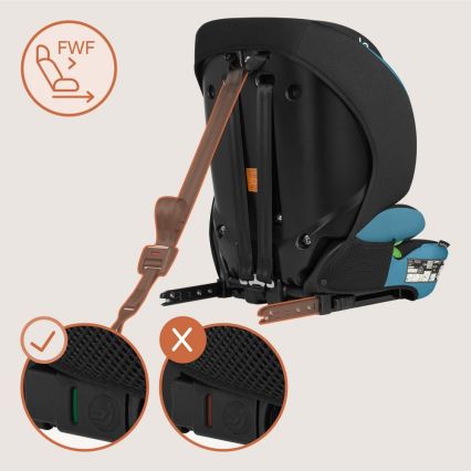 Lionelo - Auto sēdeklis LEVI FIX i-Size 76-150 cm kobalta zils