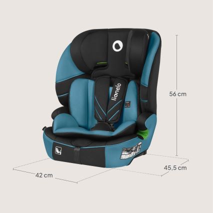 Lionelo - Auto sēdeklis LEVI FIX i-Size 76-150 cm kobalta zils