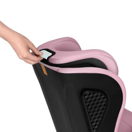 Lionelo - auto sēdeklis NEAL i-Size 100-150 cm rozā-lillā