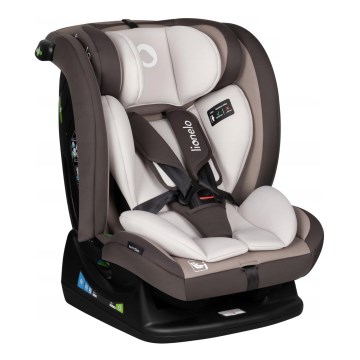 Lionelo - Autokrēsliņš AART i-Izmērs 40-150 cm brūna/krēmkrāsa