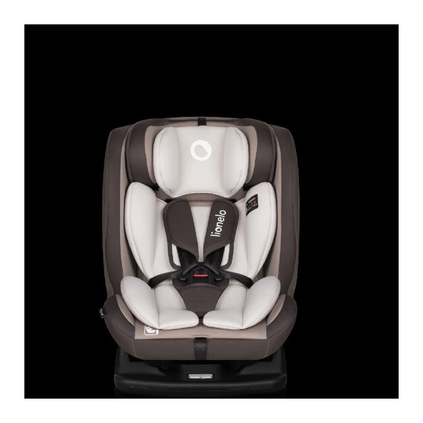 Lionelo - Autokrēsliņš AART i-Izmērs 40-150 cm brūna/krēmkrāsa