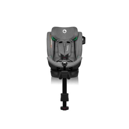 Lionelo - Autokrēsliņš ar pamatni rotējoša HARMONY i-Izmērs 40-150 cm melna/pelēka