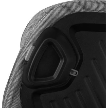 Lionelo - Autokrēsliņš ar pamatni rotējoša HARMONY i-Izmērs 40-150 cm melna/pelēka