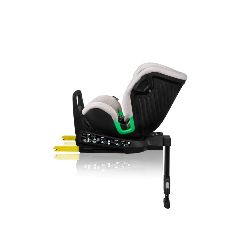 Lionelo - Autokrēsliņš ar pamatni swivel HARMONY i-Izmērs 40-150 cm bēša