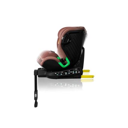 Lionelo - Autokrēsliņš ar pamatni swivel HARMONY i-Izmērs 40-150 cm ķieģelis