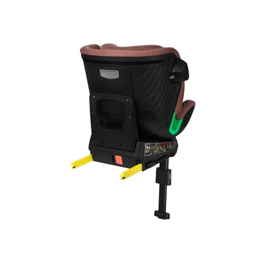 Lionelo - Autokrēsliņš ar pamatni swivel HARMONY i-Izmērs 40-150 cm ķieģelis