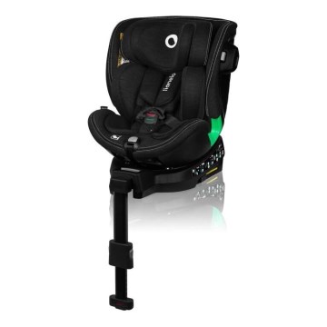 Lionelo - Autokrēsliņš ar pamatni swivel HARMONY i-Izmērs 40-150 cm melna