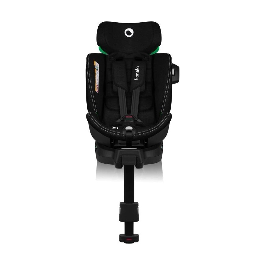 Lionelo - Autokrēsliņš ar pamatni swivel HARMONY i-Izmērs 40-150 cm melna