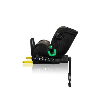 Lionelo - Autokrēsliņš ar pamatni swivel HARMONY i-Izmērs 40-150 cm melna/olīvu