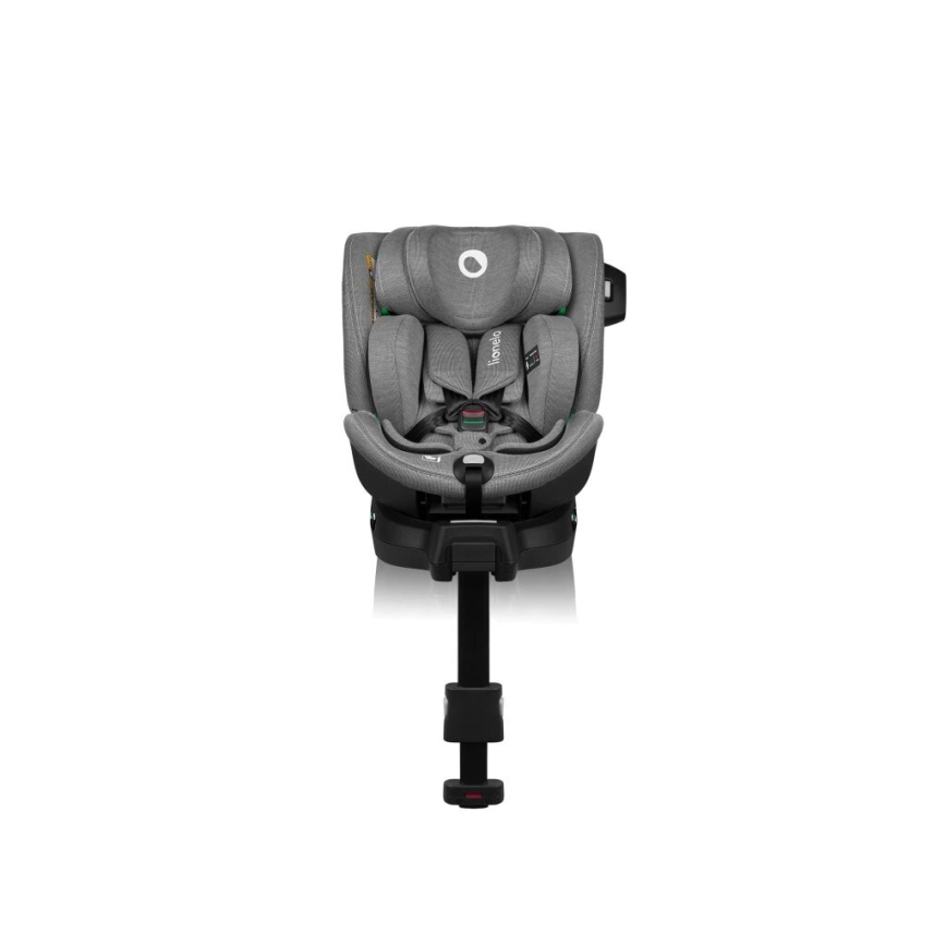 Lionelo - Autokrēsliņš ar pamatni swivel HARMONY i-Izmērs 40-150 cm pelēka