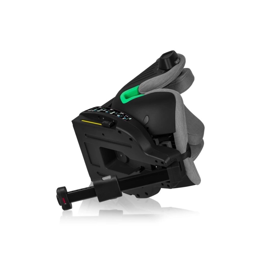 Lionelo - Autokrēsliņš ar pamatni swivel HARMONY i-Izmērs 40-150 cm pelēka