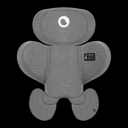 Lionelo - Autokrēsliņš ar pamatni swivel HARMONY i-Izmērs 40-150 cm pelēka