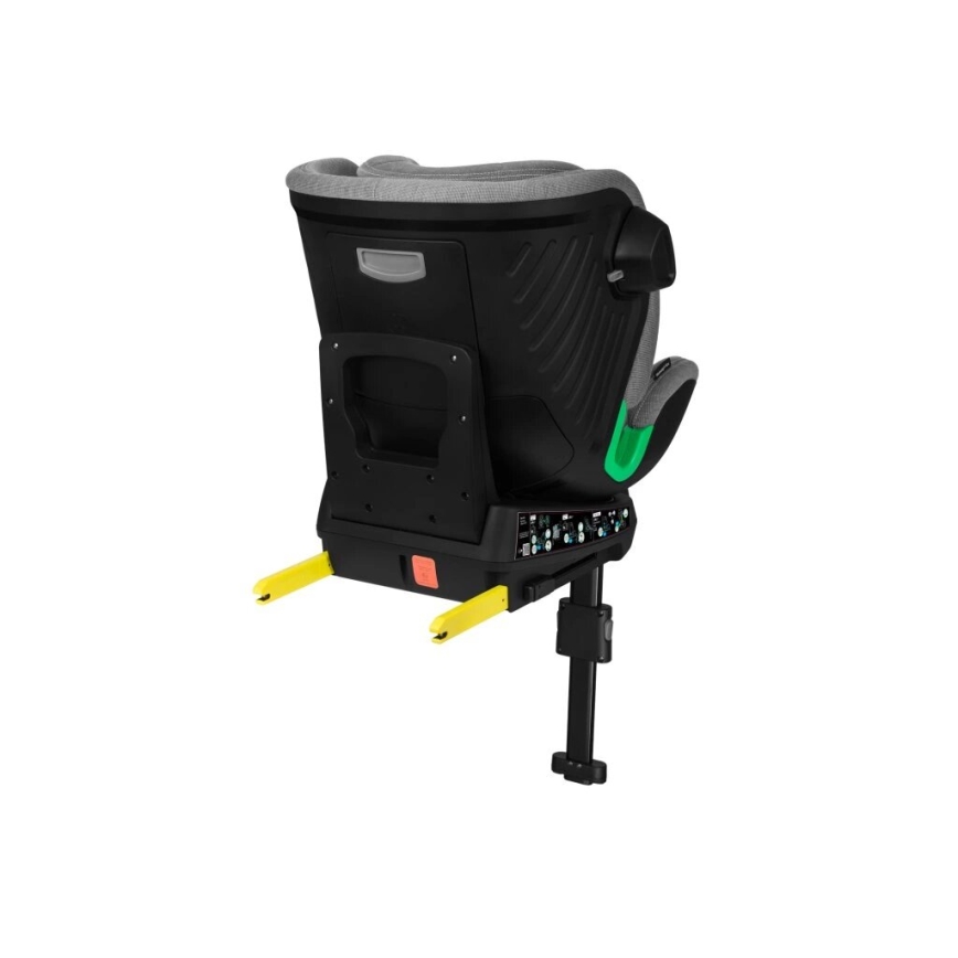 Lionelo - Autokrēsliņš ar pamatni swivel HARMONY i-Izmērs 40-150 cm pelēka