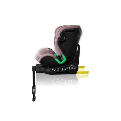 Lionelo - Autokrēsliņš ar pamatni swivel HARMONY i-Izmērs 40-150 cm rozā