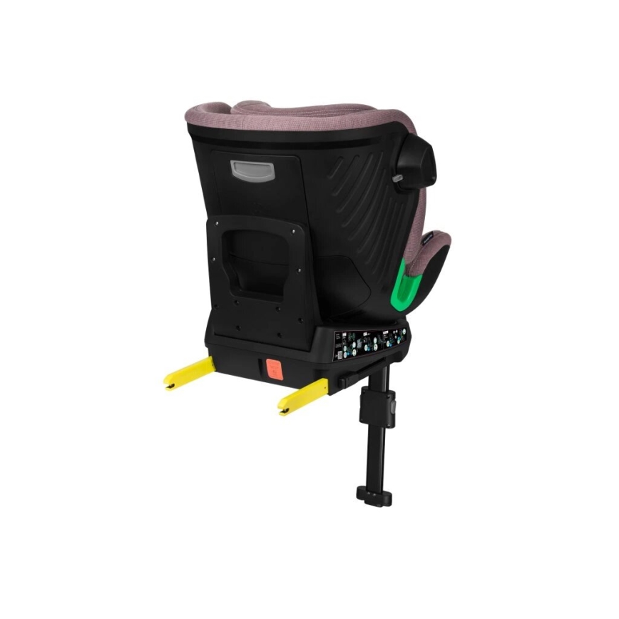 Lionelo - Autokrēsliņš ar pamatni swivel HARMONY i-Izmērs 40-150 cm rozā