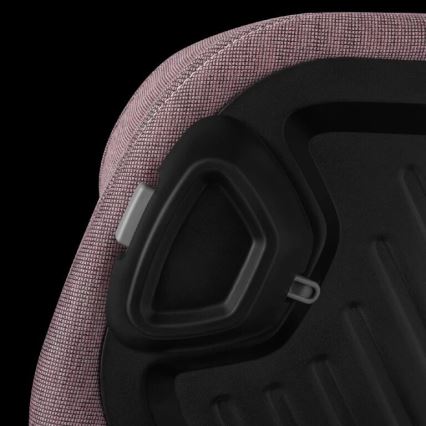 Lionelo - Autokrēsliņš ar pamatni swivel HARMONY i-Izmērs 40-150 cm rozā