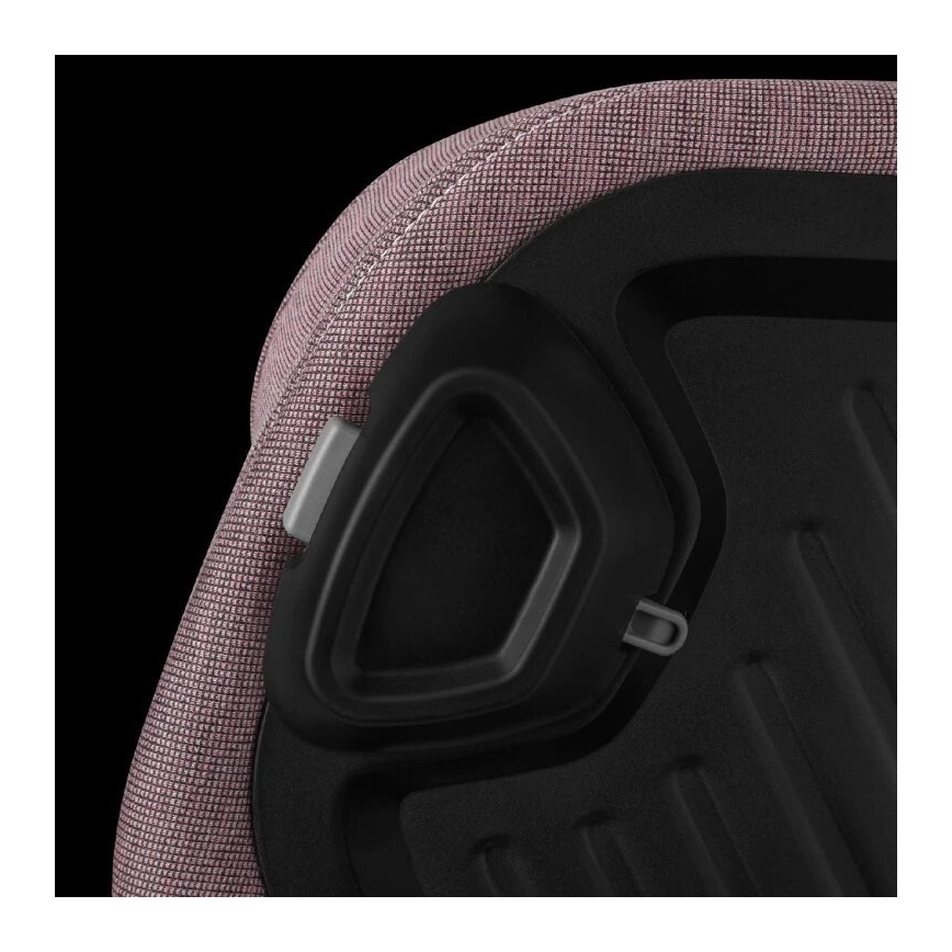 Lionelo - Autokrēsliņš ar pamatni swivel HARMONY i-Izmērs 40-150 cm rozā