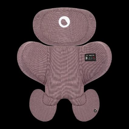 Lionelo - Autokrēsliņš ar pamatni swivel HARMONY i-Izmērs 40-150 cm rozā