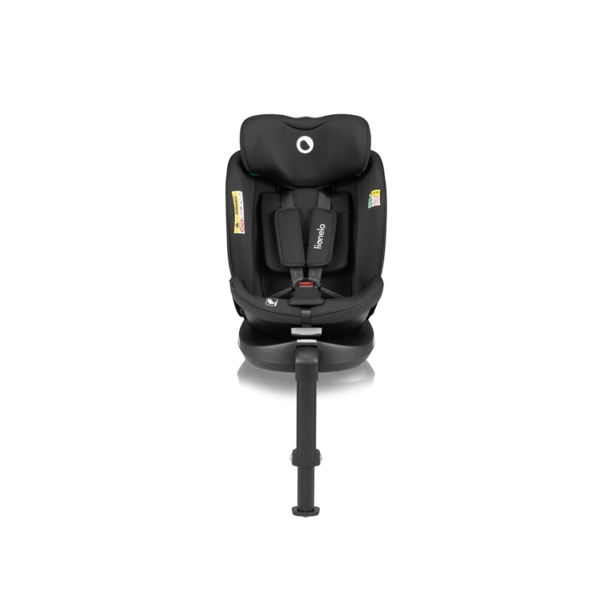 Lionelo - Autokrēsliņš ar pamatni swivel NAVY i-Izmērs 40-150 cm melna