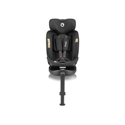 Lionelo - Autokrēsliņš ar pamatni swivel NAVY i-Izmērs 40-150 cm melna
