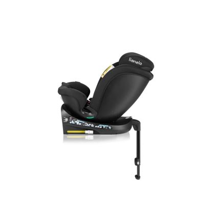 Lionelo - Autokrēsliņš ar pamatni swivel NAVY i-Izmērs 40-150 cm melna