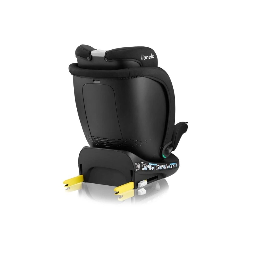 Lionelo - Autokrēsliņš ar pamatni swivel NAVY i-Izmērs 40-150 cm melna