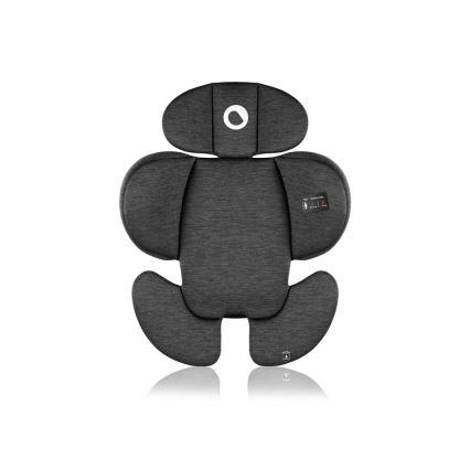 Lionelo - Autokrēsliņš ar pamatni swivel NAVY i-Izmērs 40-150 cm melna/rozā