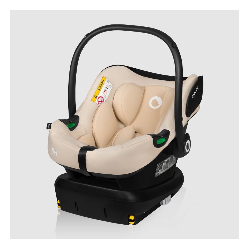 Lionelo - Autokrēsliņš ASTRID i-Izmērs 40-87 cm bēša