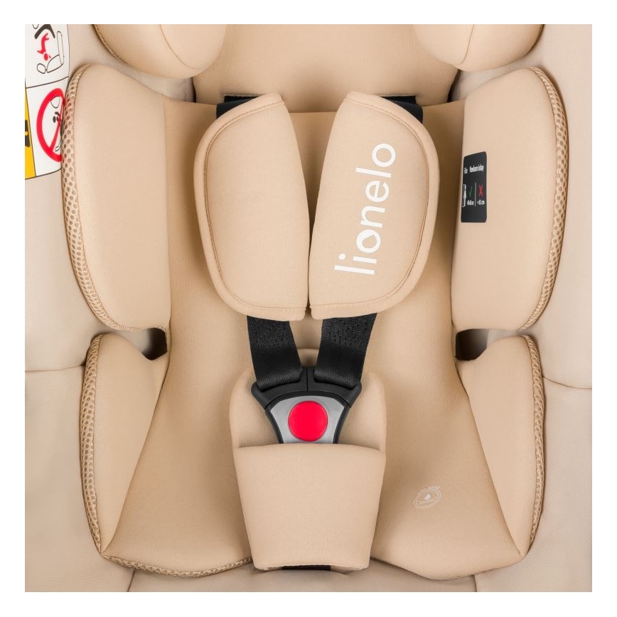 Lionelo - Autokrēsliņš ASTRID i-Izmērs 40-87 cm bēša