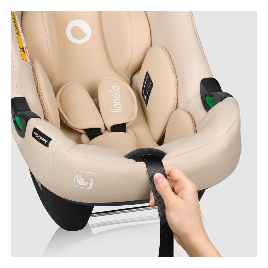 Lionelo - Autokrēsliņš ASTRID i-Izmērs 40-87 cm bēša