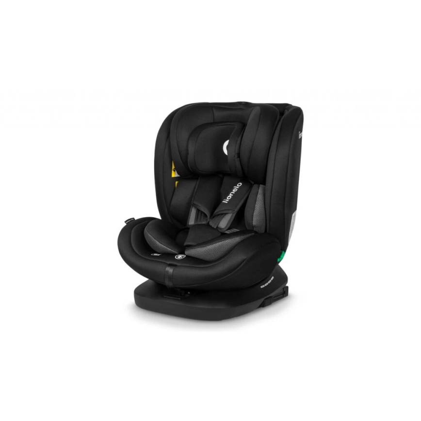 Lionelo - Autokrēsliņš BASTIAAN i-Izmērs 40-150 cm melna