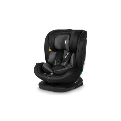 Lionelo - Autokrēsliņš BASTIAAN i-Izmērs 40-150 cm melna/pelēka