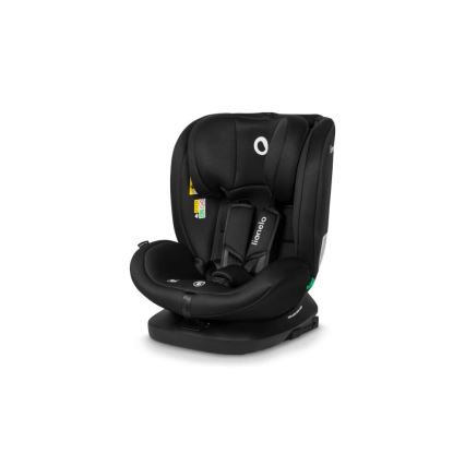 Lionelo - Autokrēsliņš BASTIAAN i-Izmērs 40-150 cm melna/pelēka