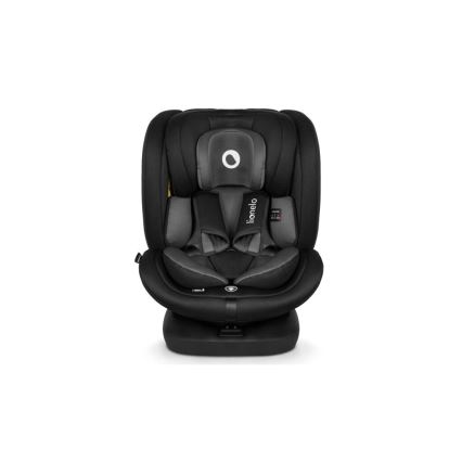 Lionelo - Autokrēsliņš BASTIAAN i-Izmērs 40-150 cm melna/pelēka