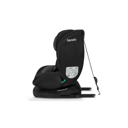 Lionelo - Autokrēsliņš BASTIAAN i-Izmērs 40-150 cm melna/pelēka