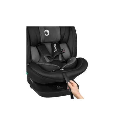 Lionelo - Autokrēsliņš BASTIAAN i-Izmērs 40-150 cm melna/pelēka