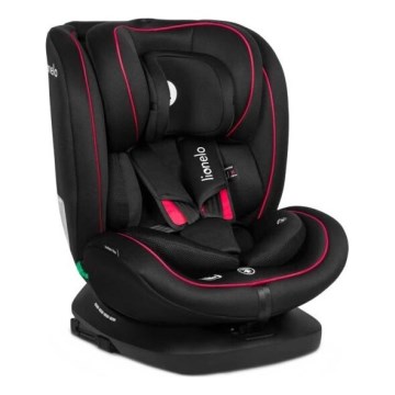 Lionelo - Autokrēsliņš BASTIAAN i-Izmērs 40-150 cm melna/sarkana