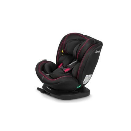 Lionelo - Autokrēsliņš BASTIAAN i-Izmērs 40-150 cm melna/sarkana