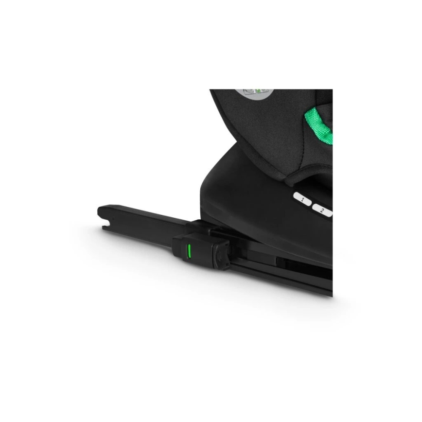 Lionelo - Autokrēsliņš BASTIAAN i-Izmērs 40-150 cm melna/sarkana